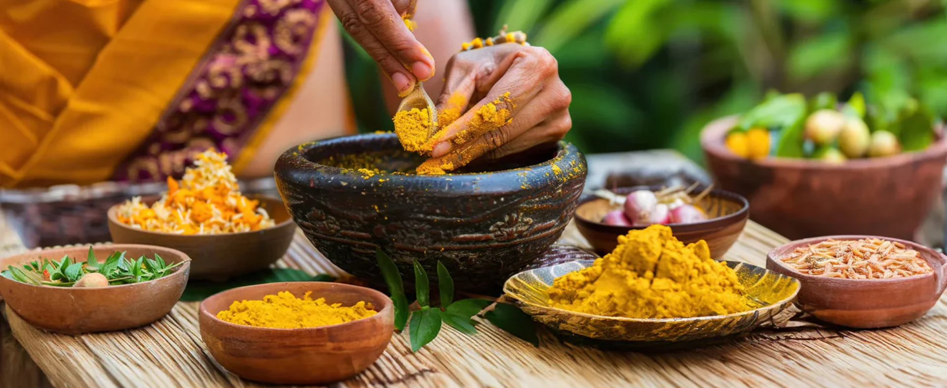 Various herbal and cosmetic products