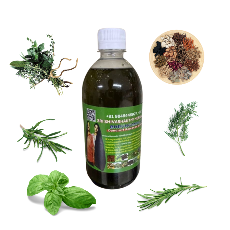 Various herbal products and spices